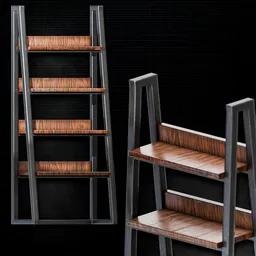 Industrial Wooden Shelf