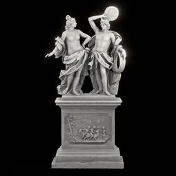 statue of Allegory of fire