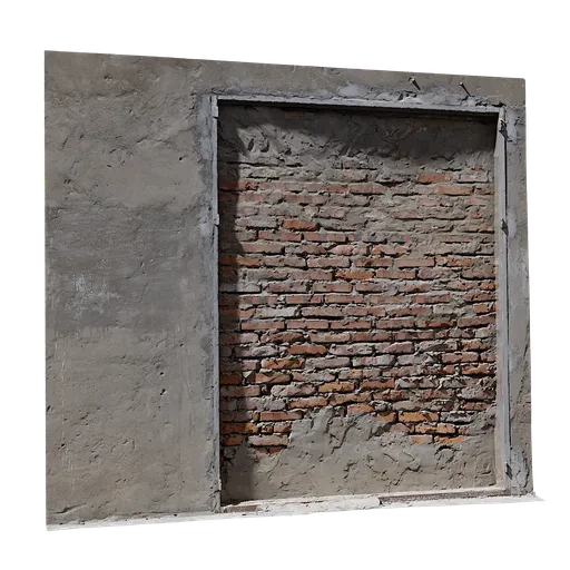 Scan Old Red Brick Wall Small