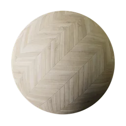 4K PBR herringbone wood parquet texture for 3D modeling and rendering in Blender and other applications.