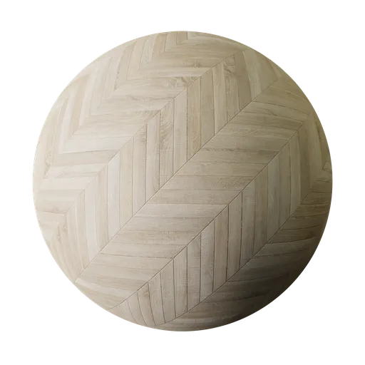 4K PBR herringbone wood parquet texture for 3D modeling and rendering in Blender and other applications.