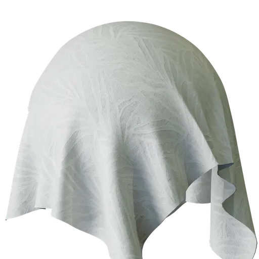 Leaves Grey Sheer