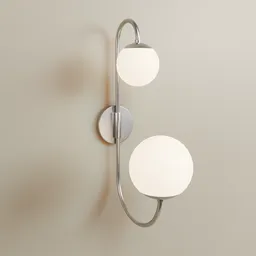 Silver Simple Wall Interior Lighting