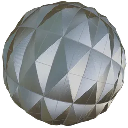 Rectangle pyramids wall