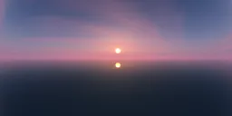 Pink Cloudy Sunset Sky Ocean