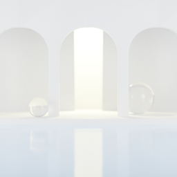 White Pillars With Pool