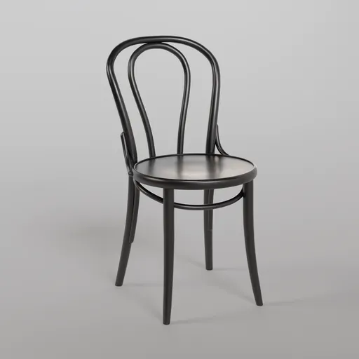 18 Chair B123 - Black Grain