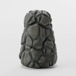 "Low-poly Rocks 3D model for Blender 3D. Stylized with PBR game-ready textures. Perfect for environment elements."
