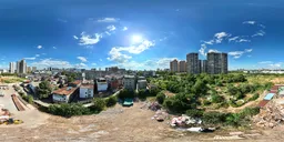 Old building cloud bluesky