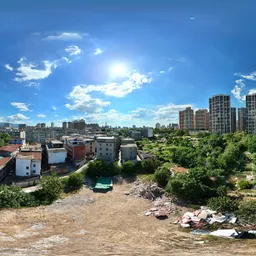 Old building cloud bluesky