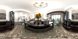 Living room black white light 18k