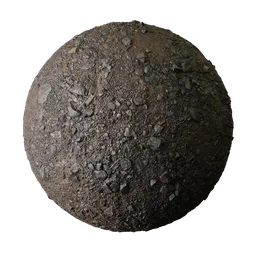 Wet Dark Stony Earth