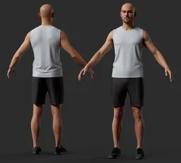 Athletic Sport Male Character