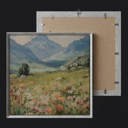 Painting Art Flower / Picture Realistic