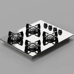 Electrolux Black Cooktop Gas