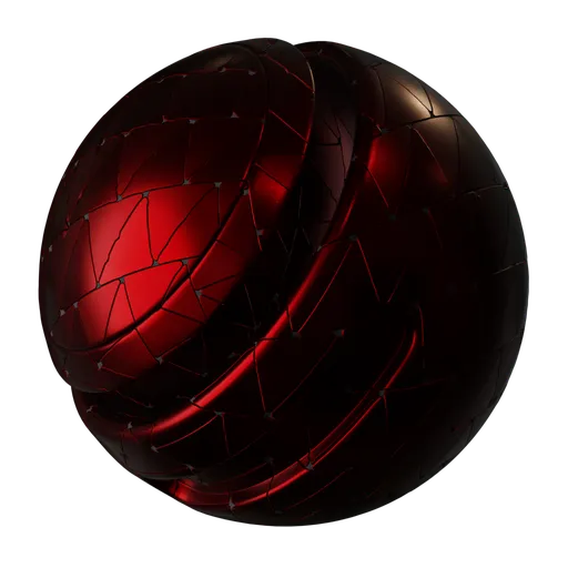 Triangular Red Metal