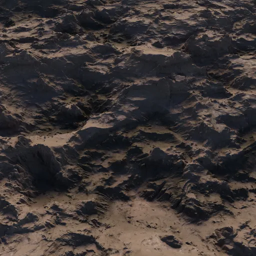 Sci-fi Tilable Landscape Terrain
