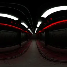 Red Light Bunker Corridor