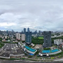 Highsky building city clouds