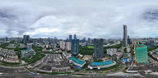 Highsky building city clouds