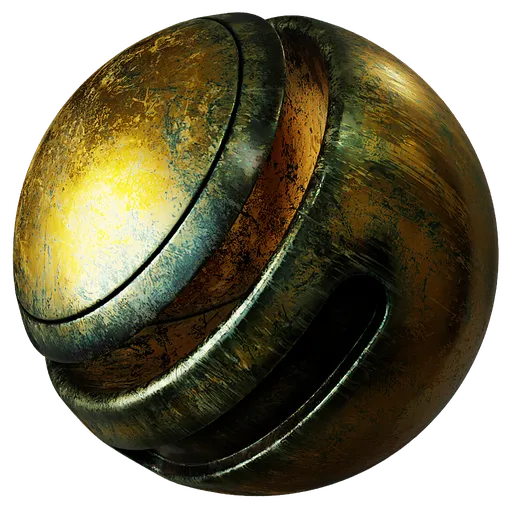 Metal Copper Tarnished
