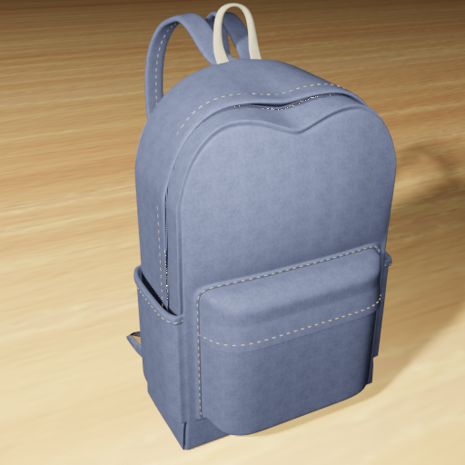 School bag shop 3d model