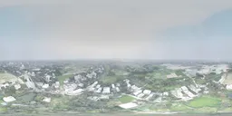 Rural Sunset HDRI - Golden Hour Farmland