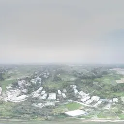 Rural Sunset HDRI - Golden Hour Farmland