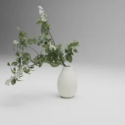 Floral Branch Vase