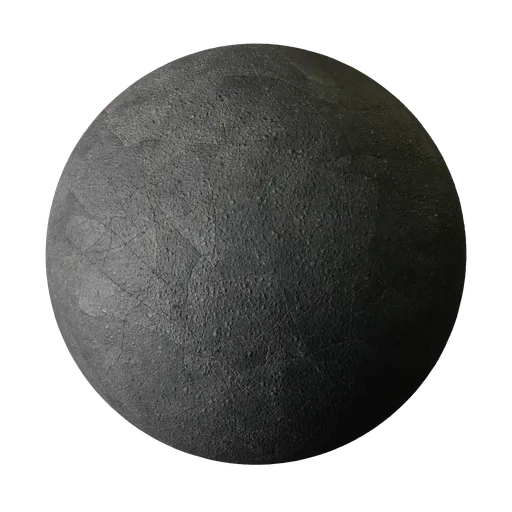 Cracked asphalt