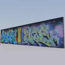 Graffiti wall PBR