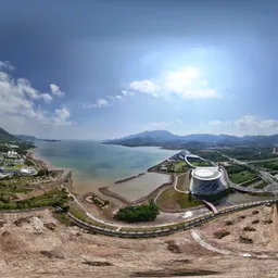 Mud building bluesky cloud