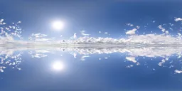 Infinite Real Sky - White Puffy Clouds