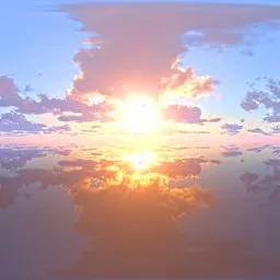 Low sun good weather