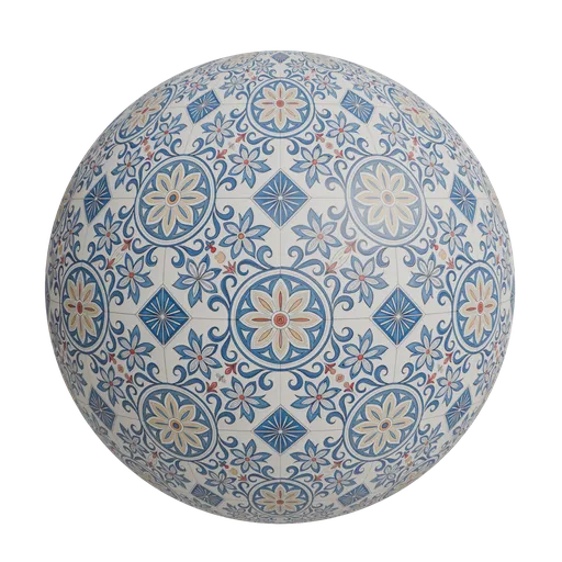 Mediterranean style decorative tiles