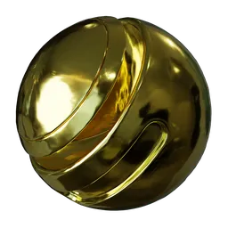 Polished Gold Metal