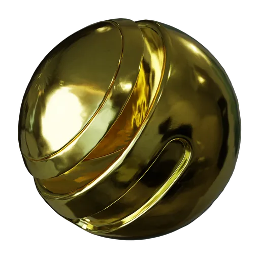Polished Gold Metal