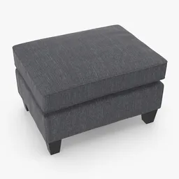 Grey Ottoman