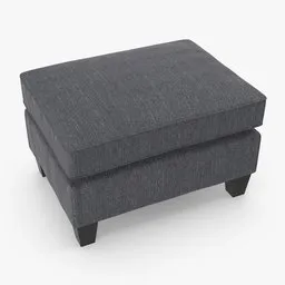 Grey Ottoman