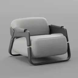 Lounge armchair