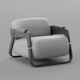 Lounge armchair