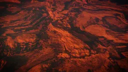Infrared Planetary Landscape