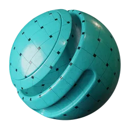 Cyan Inset Tiles