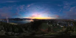 Dramatic Sunrise Sky City Morning