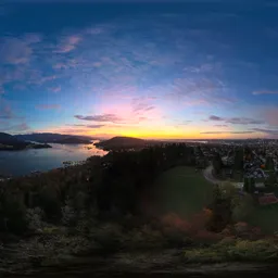 Dramatic Sunrise Sky City Morning