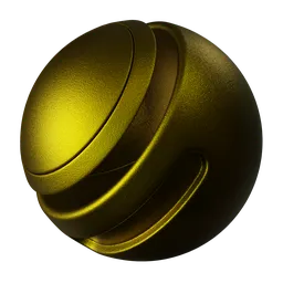 Powder coated metal yellow