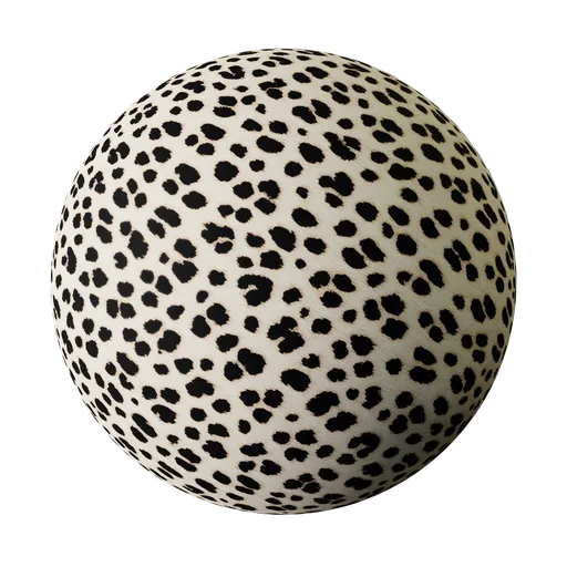 High-resolution animal print fabric texture for 3D modeling in Blender, featuring realistic PBR textures.