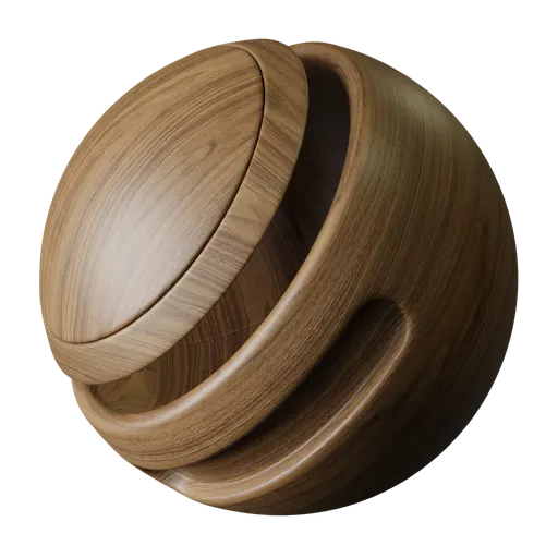 European Walnut Satin varnished wood