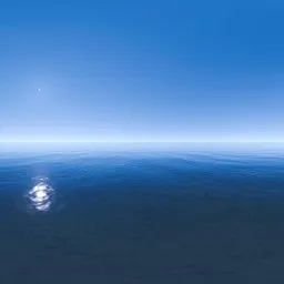 Crystal Clear Azure Sky