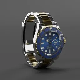 Rolex Submariner Date blue